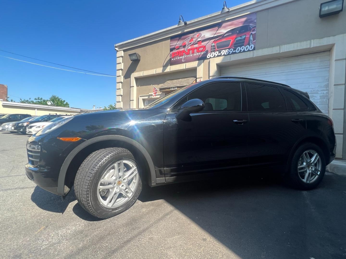 2014 BLACK /Black Leather Porsche Cayenne s (WP1AB2A20EL) with an 4.8L V8 DOHC 32V engine, 8 Speed Automatic transmission, located at 1018 Brunswick Ave, Trenton, NJ, 08638, (609) 989-0900, 40.240086, -74.748085 - This Porsche Cayenne is a super clean,well maintained black beauty! Always serviced and needs nothing. Please call Anthony to set up an appt. 609-273-5100 - Photo#22